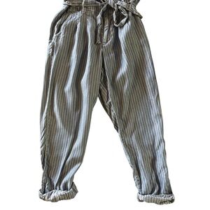 Indigo Rein Striped Gray Pants